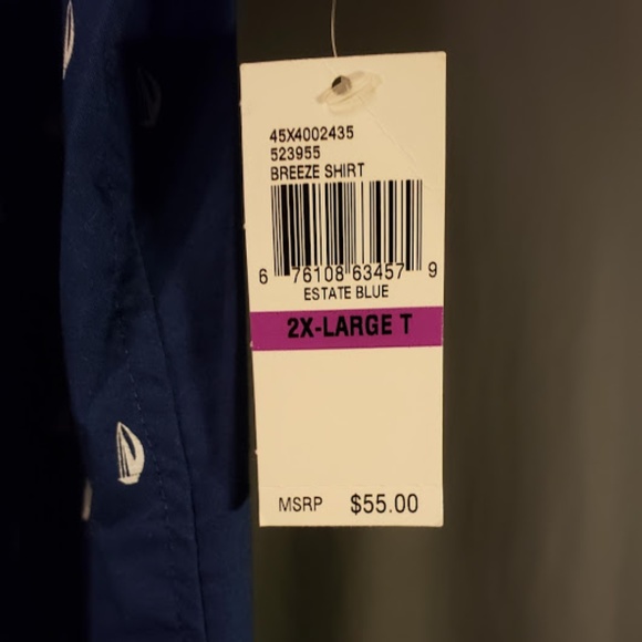 IZOD Big and Tall Breeze Short Sleeve - Picture 4 of 6